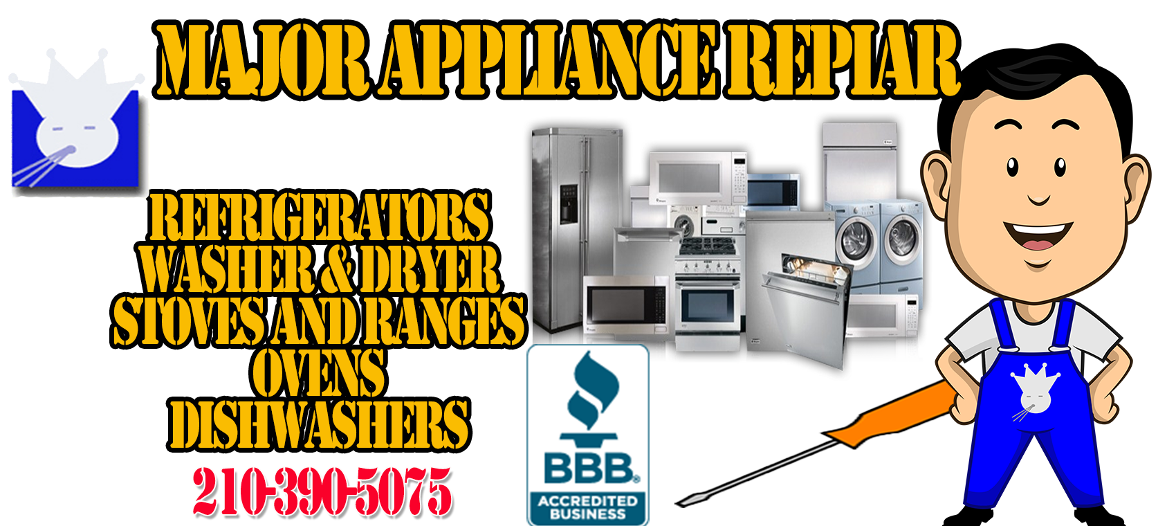  if you are having issues with a dishwasher that doesn't drain or a refrigerator that is not keeping your food cold San Antonio. Contact AAA Duct Cleaning to schedule your appliance repair today.  our appliance repair division San Antonio repairs dryers that are not heating properly and washers that do not feel adequately with water